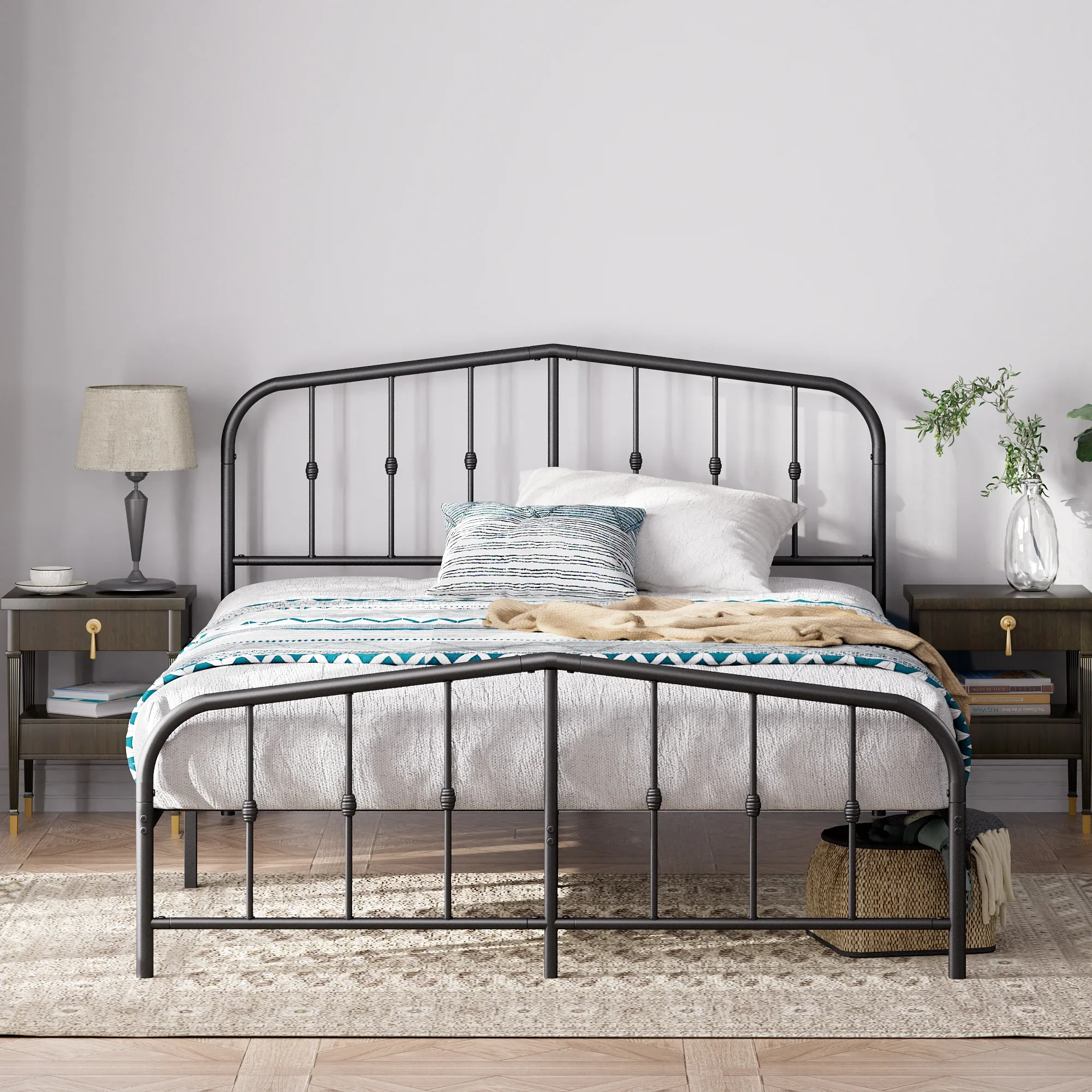 Metal bed frames